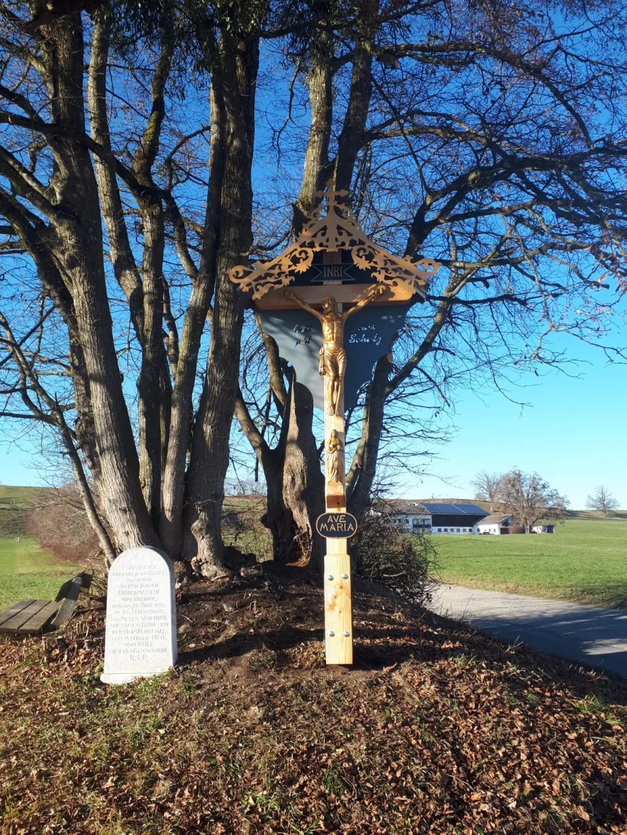 Feldkreuz Hemhof nach der Restaurierung