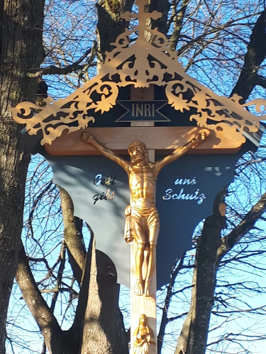 Feldkreuz Hemhof nach der Restaurierung