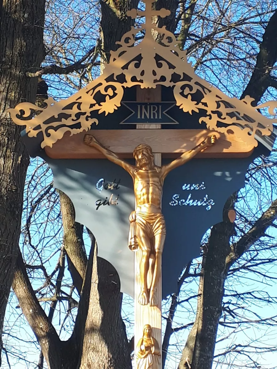 Feldkreuz Hemhof nach der Restaurierung