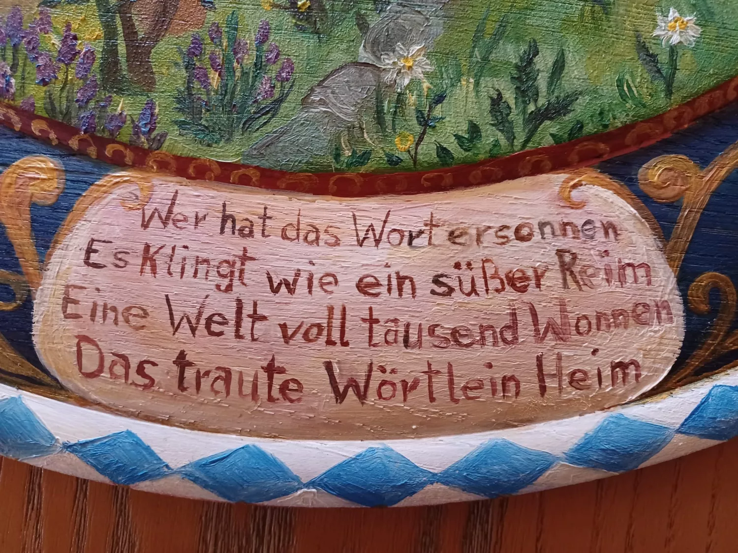  von Geburtstagsscheibe zum 80. geb. von Ruhland HermannHermann